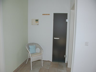 Eingang zur Sauna im Haus-am-Königsberg
